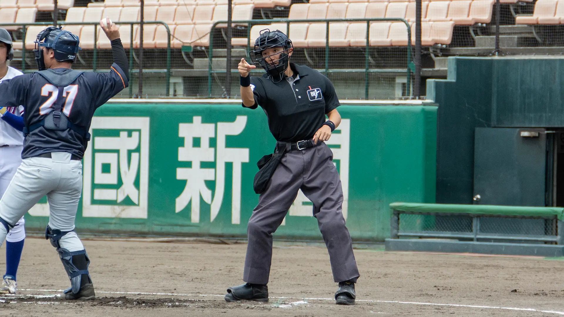 金沢大学・塩村球審（令和5年8月7日）